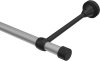 10153724-103328 Gardinenstange Metall 16 mm Ø PRIMUS - Lucan Silbergrau / Schwarz (ohne Ringe)