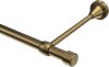 10153724-1095 Gardinenstange Metall 16 mm Ø PRIMUS - Lucan Messing Antik (ohne Ringe)