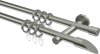 10162418-1040 Gardinenstange Edelstahl 16 mm Ø 2-läufig ENORMA - Santoni
