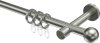 10162715-1039 Gardinenstange Edelstahl-Optik 16 mm Ø SINUX - Puros