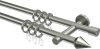10162818-1040 Gardinenstange Edelstahl 16 mm Ø 2-läufig ENORMA - Castello