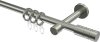 10163015-1039 Gardinenstange Edelstahl-Optik 16 mm Ø SINUX - Caras