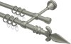 10164125-1034 Gardinenstange Metall 16 mm Ø 2-läufig PRIMUS - Matteo Chrom matt