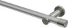 10193111-103339 Gardinenstange Metall 20 mm Ø PLATON - Santo Silbergrau / Edelstahl-Optik (ohne Ringe)