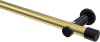 10193111-103829 Gardinenstange Metall 20 mm Ø PLATON - Santo Messing-Optik / Schwarz (ohne Ringe)