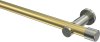 10193111-103839 Gardinenstange Messing-Optik / Edelstahl-Optik 20 mm Ø PLATON - Santo (ohne Ringe)
