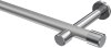 10193125-103312 Gardinenstange Metall 20 mm Ø PRESTIGE - Santo Silbergrau / Chrom (ohne Ringe)