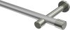 10193125-103339 Gardinenstange Metall 20 mm Ø PRESTIGE - Santo Silbergrau / Edelstahl-Optik (ohne Ringe)