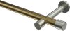10193125-109539 Gardinenstange Metall 20 mm Ø PRESTIGE - Santo Messing Antik / Edelstahl-Optik (ohne Ringe)