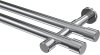 10193126-1012 Gardinenstange Metall 20 mm Ø 2-läufig PRESTIGE - Santo Chrom (ohne Ringe)