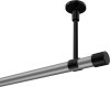10193133-103329 Gardinenstange Metall 20 mm Ø SONETTE - Santo Silbergrau / Schwarz (ohne Ringe)