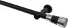 10193311-1029 Gardinenstange Metall 20 mm Ø PLATON - Tanara Schwarz (ohne Ringe)