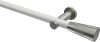 10193311-103239 Gardinenstange Metall 20 mm Ø PLATON - Tanara Weiß / Edelstahl-Optik (ohne Ringe)