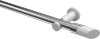 10193411-101232 Gardinenstange Metall 20 mm Ø PLATON - Verano Chrom / Weiß (ohne Ringe)
