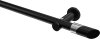 10193411-1029 Gardinenstange Metall 20 mm Ø PLATON - Verano Schwarz (ohne Ringe)
