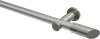 10193411-103339 Gardinenstange Metall 20 mm Ø PLATON - Verano Silbergrau / Edelstahl-Optik (ohne Ringe)