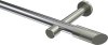 10193425-101239 Gardinenstange Metall 20 mm Ø PRESTIGE - Verano Chrom / Edelstahl-Optik (ohne Ringe)