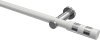 10193511-103212 Gardinenstange Metall 20 mm Ø PLATON - Mavell Weiß / Chrom (ohne Ringe)