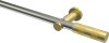 10193511-103938 Gardinenstange Edelstahl-Optik / Messing-Optik 20 mm Ø PLATON - Mavell (ohne Ringe)