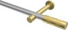 10193525-103338 Gardinenstange Metall 20 mm Ø PRESTIGE - Mavell Silbergrau / Messing-Optik (ohne Ringe)