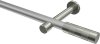 10193525-103339 Gardinenstange Metall 20 mm Ø PRESTIGE - Mavell Silbergrau / Edelstahl-Optik (ohne Ringe)