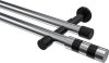 10193526-101229 Gardinenstange Metall 20 mm Ø 2-läufig PRESTIGE - Mavell Chrom / Schwarz (ohne Ringe)