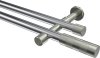 10193526-101239 Gardinenstange Metall 20 mm Ø 2-läufig PRESTIGE - Mavell Chrom / Edelstahl-Optik (ohne Ringe)