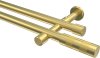 10193526-1038 Gardinenstange Messing-Optik 20 mm Ø 2-läufig PRESTIGE - Mavell (ohne Ringe)