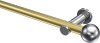 10193611-103812 Gardinenstange Metall 20 mm Ø PLATON - Luino Messing-Optik / Chrom (ohne Ringe)