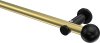 10193611-103829 Gardinenstange Metall 20 mm Ø PLATON - Luino Messing-Optik / Schwarz (ohne Ringe)