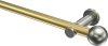 10193611-103839 Gardinenstange Messing-Optik / Edelstahl-Optik 20 mm Ø PLATON - Luino (ohne Ringe)