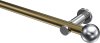 10193611-109512 Gardinenstange Metall 20 mm Ø PLATON - Luino Messing Antik / Chrom (ohne Ringe)