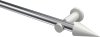10193711-101232 Gardinenstange Metall 20 mm Ø PLATON - Savio Chrom / Weiß (ohne Ringe)