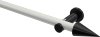 10193711-103229 Gardinenstange Metall 20 mm Ø PLATON - Savio Weiß / Schwarz (ohne Ringe)