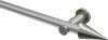 10193711-103339 Gardinenstange Metall 20 mm Ø PLATON - Savio Silbergrau / Edelstahl-Optik (ohne Ringe)