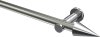 10193711-103912 Gardinenstange Metall 20 mm Ø PLATON - Savio Edelstahl-Optik / Chrom (ohne Ringe)