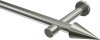 10193725-1039 Gardinenstange Edelstahl-Optik 20 mm Ø PRESTIGE - Savio (ohne Ringe)