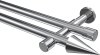 10193726-1012 Gardinenstange Metall 20 mm Ø 2-läufig PRESTIGE - Savio Chrom (ohne Ringe)