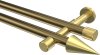 10193726-109538 Gardinenstange Metall 20 mm Ø 2-läufig PRESTIGE - Savio Messing Antik / Messing-Optik (ohne Ringe)