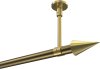10193733-109538 Gardinenstange Metall 20 mm Ø SONETTE - Savio Messing Antik / Messing-Optik (ohne Ringe)