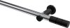 10193811-101229 Gardinenstange Metall 20 mm Ø PLATON - Elanto Chrom / Schwarz (ohne Ringe)