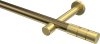 10193825-109538 Gardinenstange Metall 20 mm Ø PRESTIGE - Elanto Messing Antik / Messing-Optik (ohne Ringe)