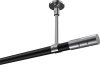 10193833-XX2912 Gardinenstange Metall 20 mm Ø SONETTE - Elanto Schwarz / Chrom (ohne Ringe)
