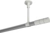 10193833-103332 Gardinenstange Metall 20 mm Ø SONETTE - Elanto Silbergrau / Weiß (ohne Ringe)