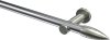 10193911-101239 Gardinenstange Metall 20 mm Ø PLATON - Samanto Chrom / Edelstahl-Optik (ohne Ringe)