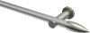 10193911-103339 Gardinenstange Metall 20 mm Ø PLATON - Samanto Silbergrau / Edelstahl-Optik (ohne Ringe)