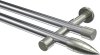10193926-101239 Gardinenstange Metall 20 mm Ø 2-läufig PRESTIGE - Samanto Chrom / Edelstahl-Optik (ohne Ringe)