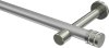 10194125-103339 Gardinenstange Metall 20 mm Ø PRESTIGE - Estana Silbergrau / Edelstahl-Optik (ohne Ringe)