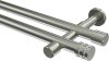 10194126-1039 Gardinenstange Edelstahl-Optik 20 mm Ø 2-läufig PRESTIGE - Estana (ohne Ringe)