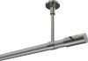 10194233-XX3339 Gardinenstange Metall 20 mm Ø SONETTE - Zoena Silbergrau / Edelstahl-Optik (ohne Ringe)